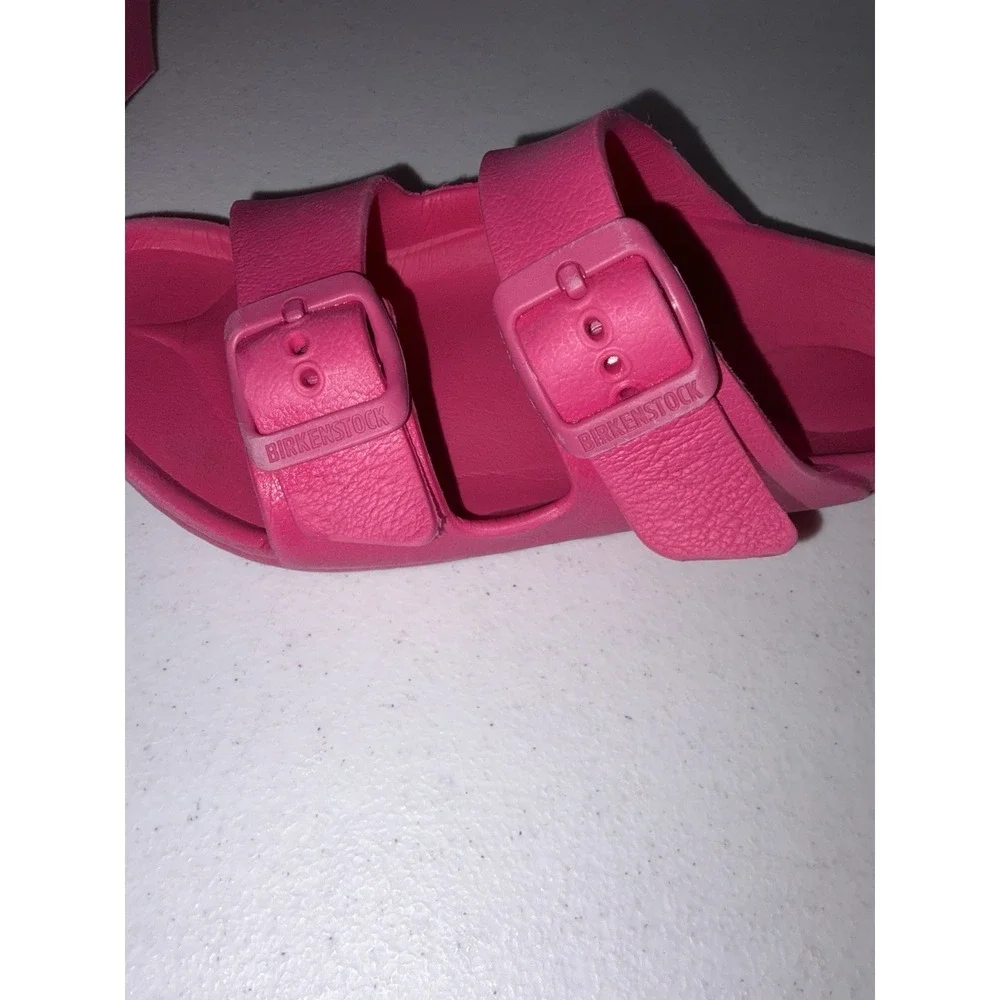 Girls Birkenstock Arizona Pink Sandals Slides Kids Size EU 28 US 10
